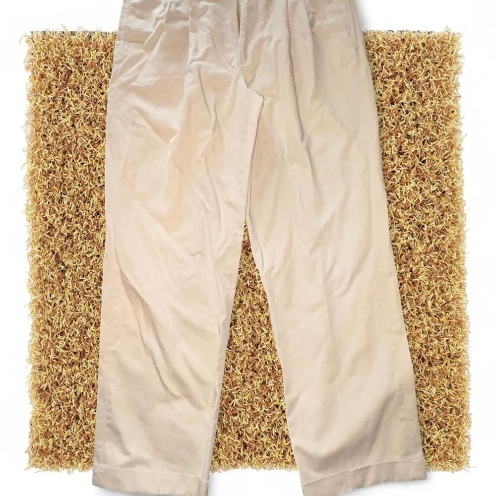 Eddie-bauer Men's Tan and Pink Trousers